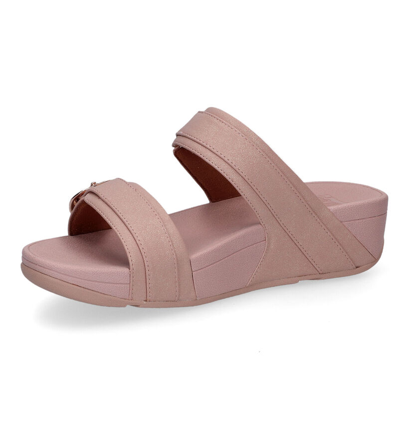 FitFlop Lulu Sparkle Zwarte Slippers in kunststof (302646)