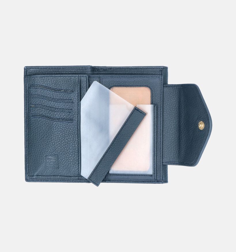 Crinkles Porte-monnaie en Bleu fonc&eacute; pour femmes (375955)