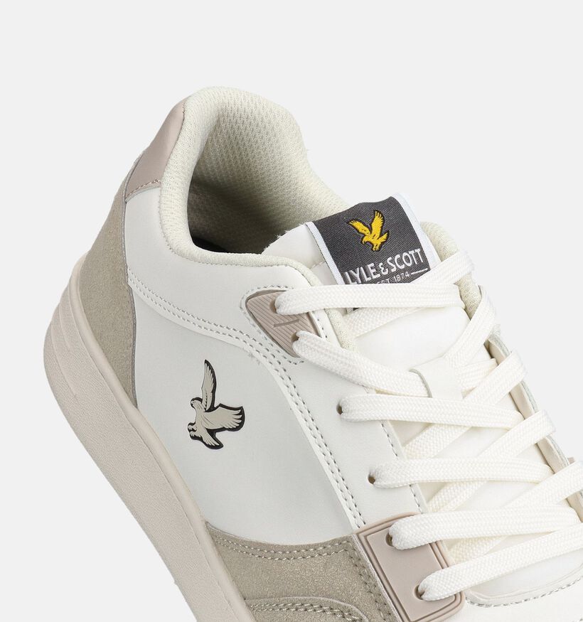 Lyle & Scott Callum Witte Sneakers voor heren (369047) - geschikt voor steunzolen