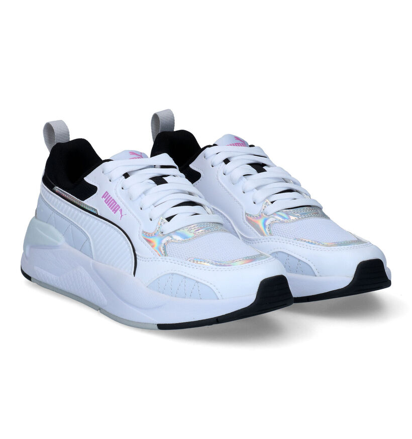 Puma X-Ray Square Baskets en Blanc pour filles (301333) - pour semelles orthopédiques