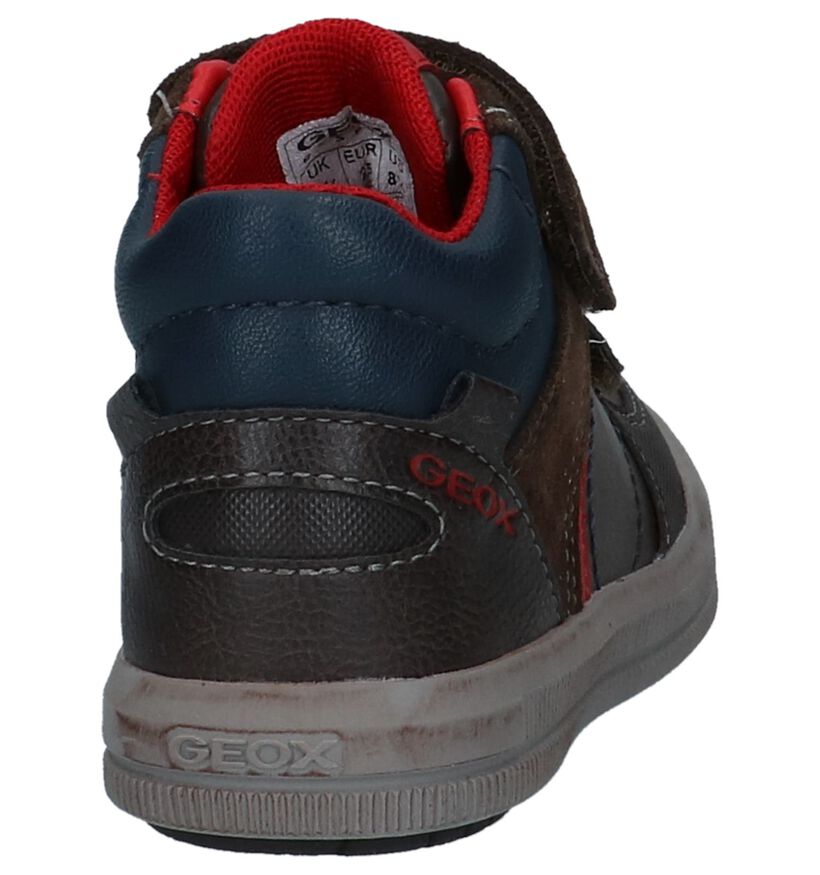 Geox Chaussures hautes en Brun foncé en simili cuir (223169)