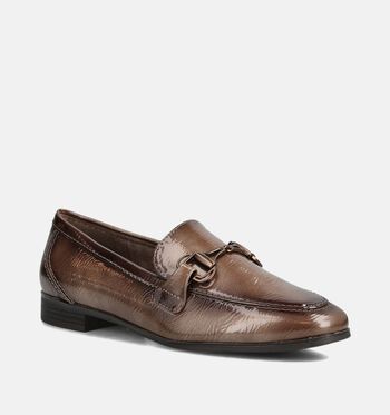 Marco Tozzi Chaussures plates Marron/Rouge