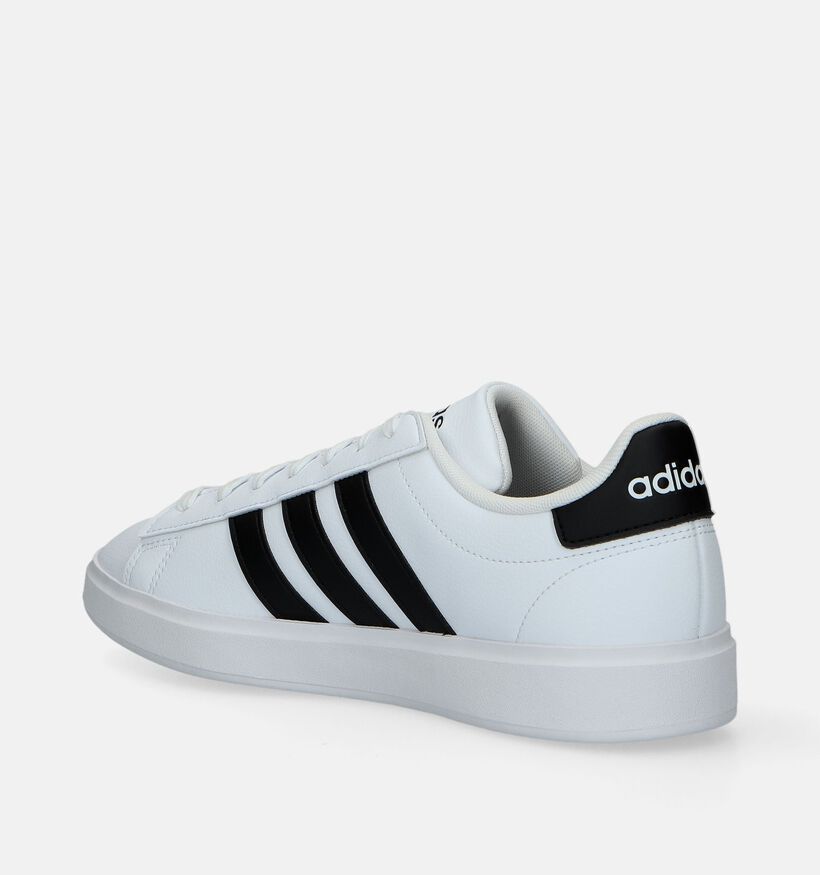 adidas Grand Court 2.0 Baskets en Blanc pour garçons, hommes (341485) - pour semelles orthopédiques