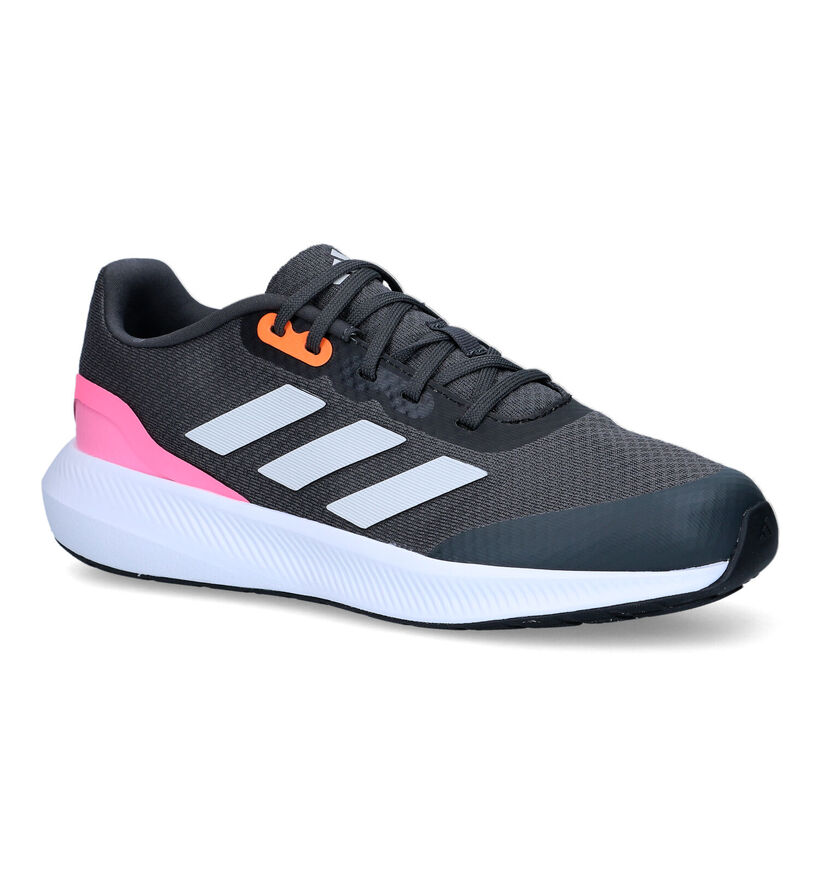 adidas Runfalcon 3.0 Baskets en Gris pour filles (324150) - pour semelles orthopédiques