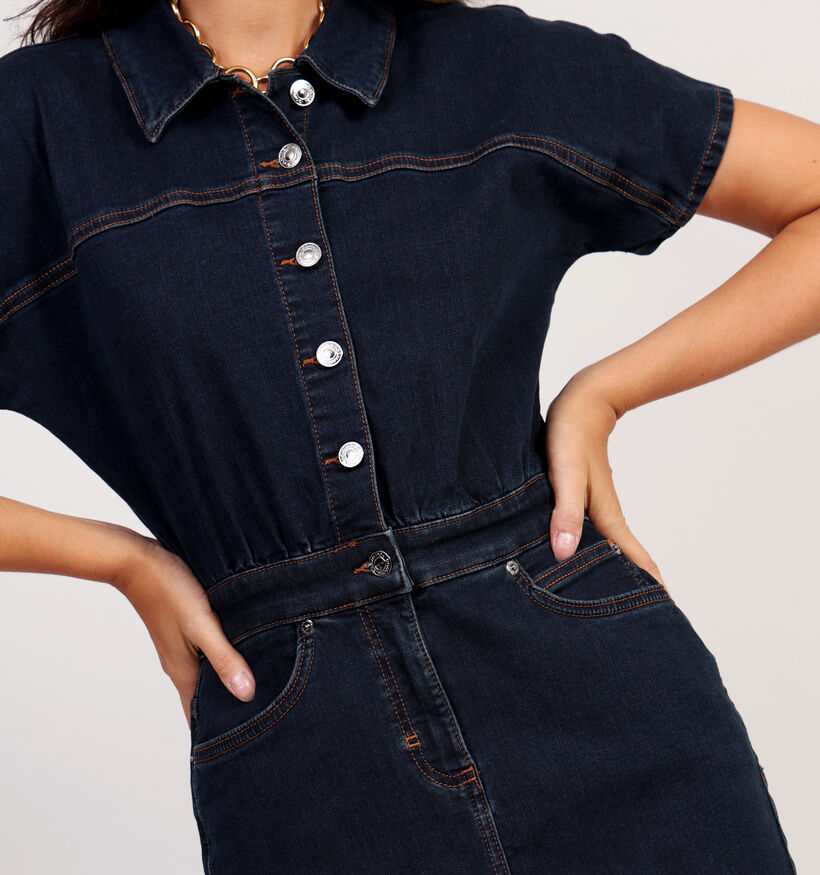 comma Robe en Bleu foncé pour femmes (364459)