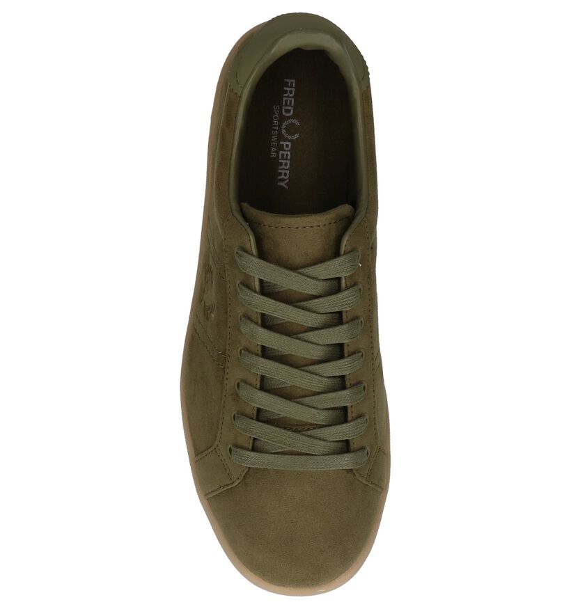 Kaki Lage Geklede Sneaker Fred Perry in kunstleer (221474)