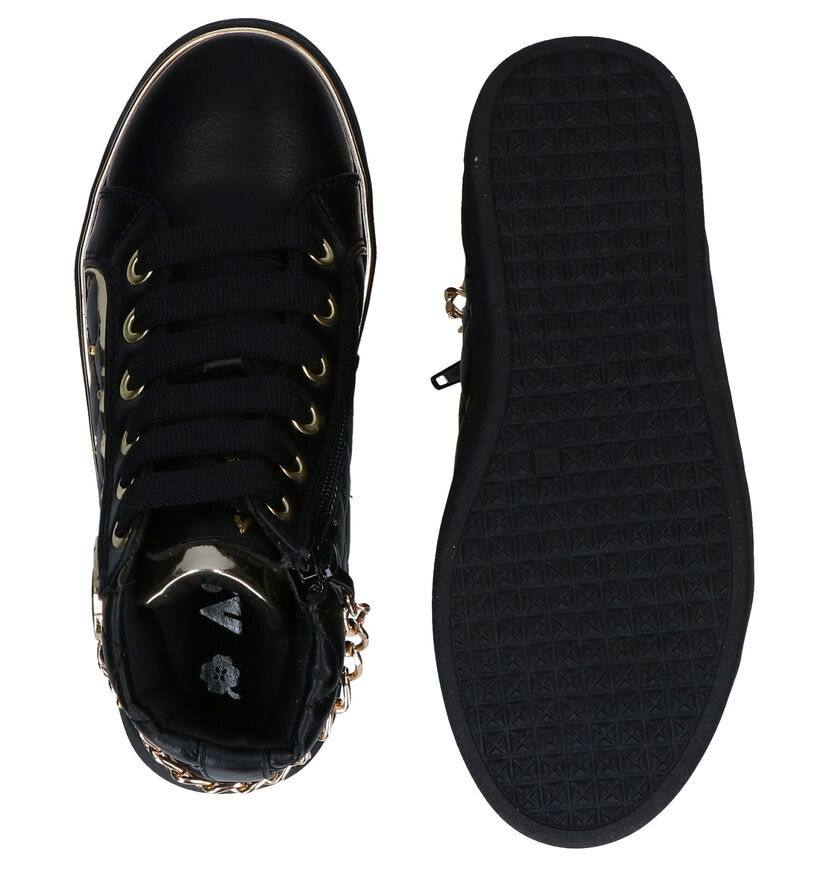 Asso Chaussures hautes en Noir en simili cuir (278456)