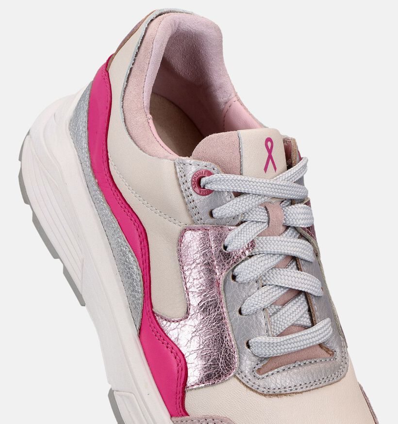 Xsensible Pink Ribbon Baskets en Beige/Rose pour femmes (375849) - pour semelles orthop&eacute;diques