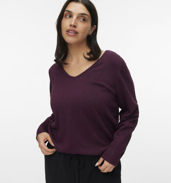 Vero Moda Curve Pulls Noir/Bordeaux