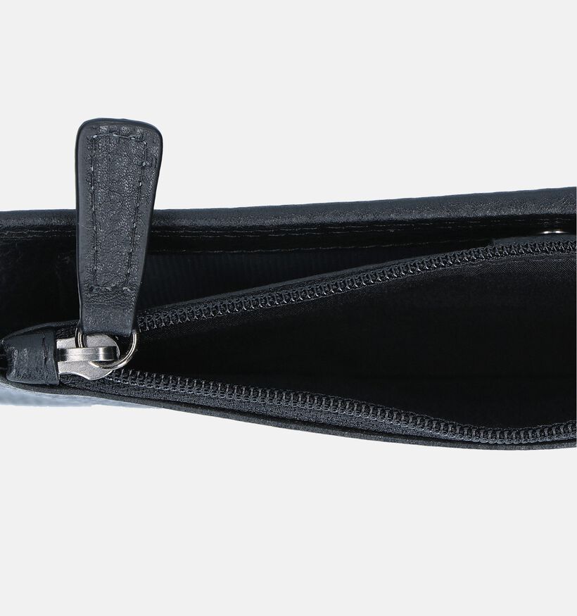 Label M Zwarte Ritsportemonnee voor dames (374912)