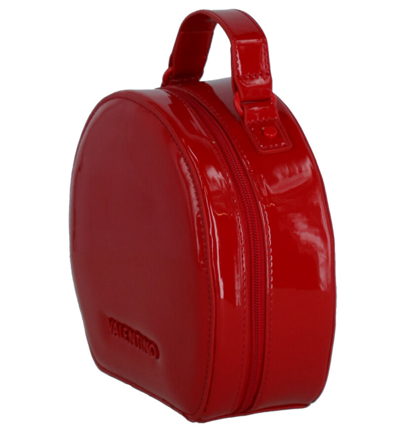 Valentino Handbags Tamburo Sac porté croisé en Rouge en simili cuir (259248)