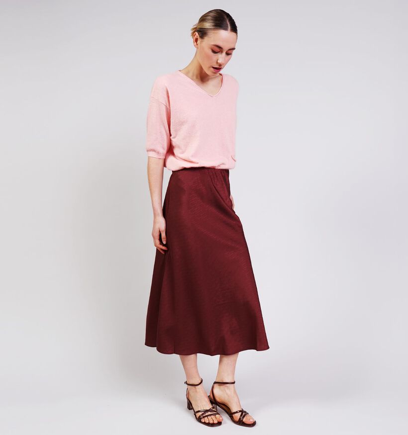 Vero Moda Inara 7/8 Bordeaux Rok voor dames (367206)