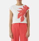 comma Witte T-shirt voor dames (358261)