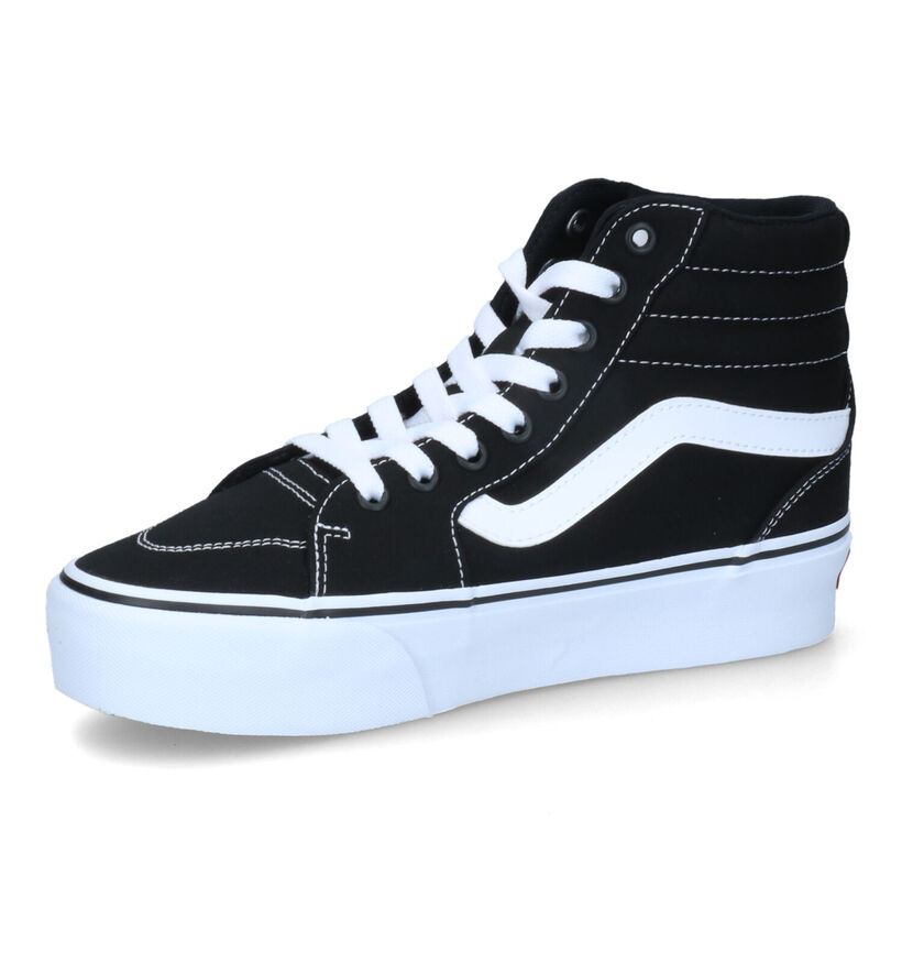 Vans Filmore Hi Platform Zwarte Sneakers voor dames (317791)