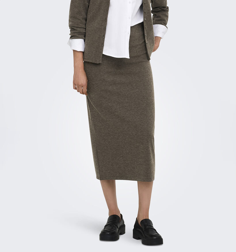 JDY Vita Life Donkerbruine Lange Rok voor dames (378302)