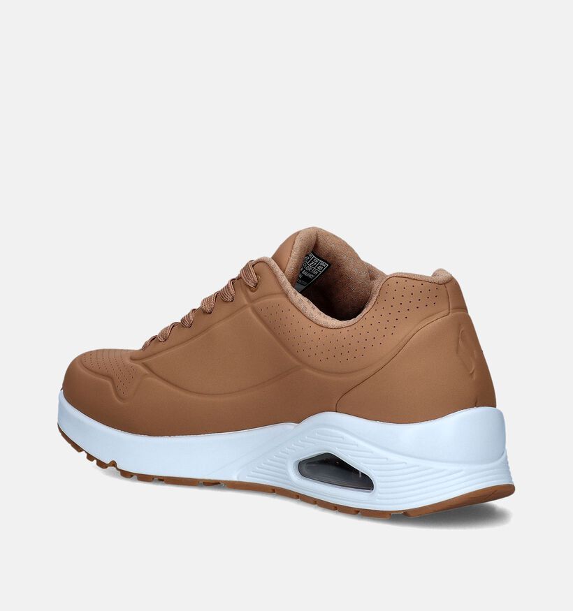 Skechers Uno Stand On Air Cognac Sneakers voor heren (350321)