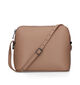 Time Mode Taupe Crossbody tas voor dames (327492)