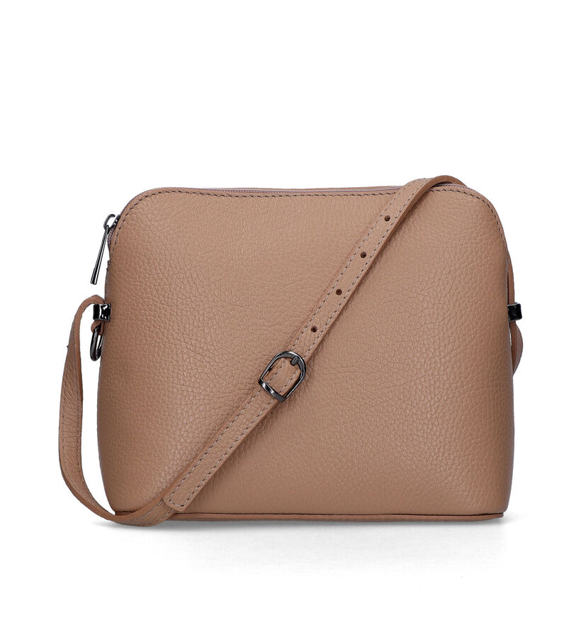 Time Mode Sac porté croisé en Taupe pour femmes (327492)