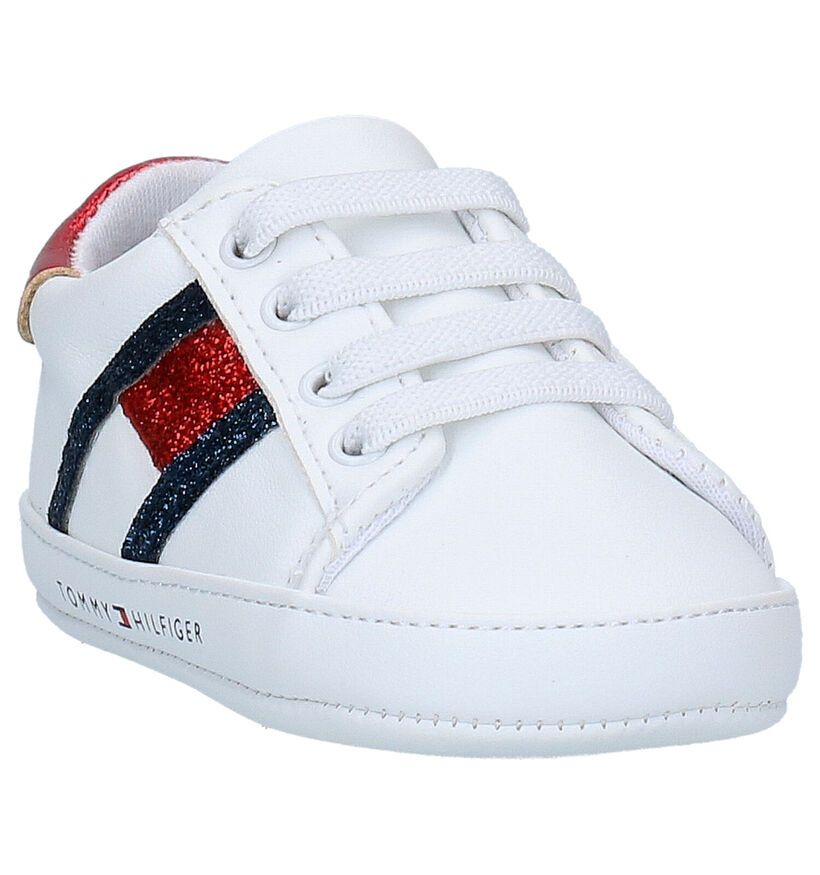 Tommy Hilfiger Chaussons pour bébé en Blanc en simili cuir (266571)