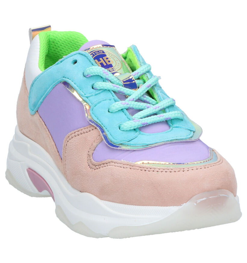 Hampton Bays Multicolor Sneakers in daim (275396)