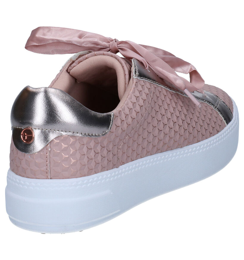 Tamaris Touch it Witte Veterschoenen in kunstleer (286303)