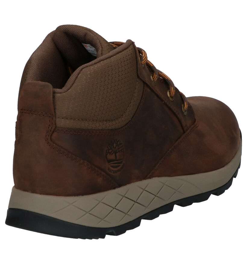 Timberland Tuckerman Mid Bruine Boots in leer (255366)