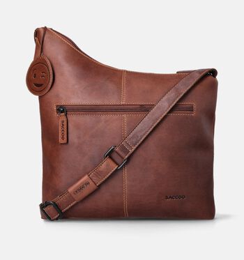 Sac porté croisé cognac