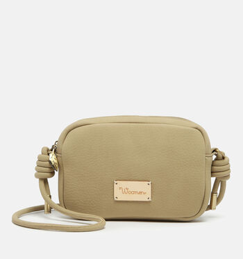 Woomen Sacs port&eacute; crois&eacute; Beige/Vert