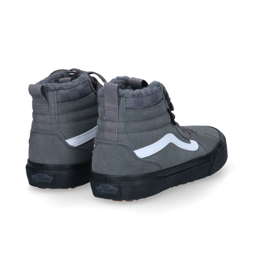 Vans Filmore HI Sherpa Grijze Sneakers voor jongens (312306)