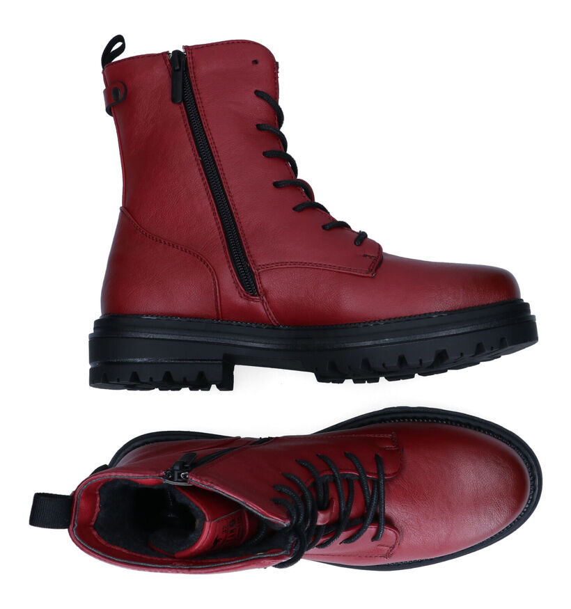Mustang Rode Boots in kunstleer (298148)
