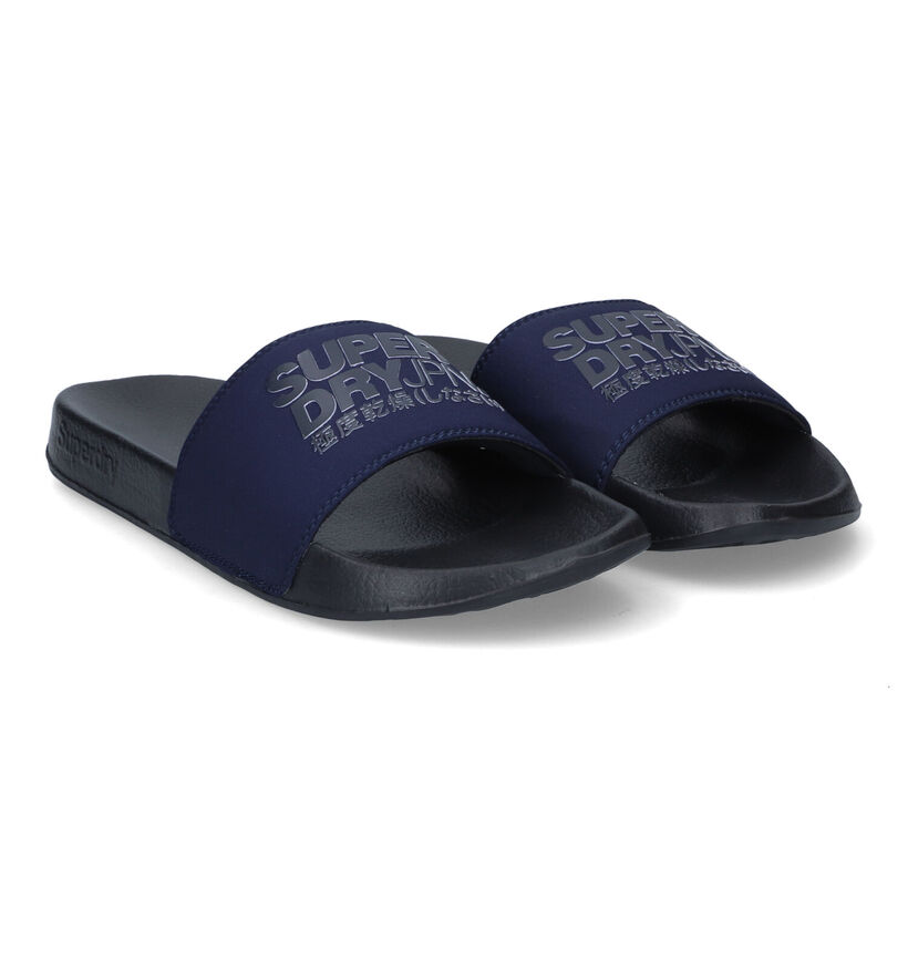 Superdry Sorrento Blauwe Badslippers voor heren (318922)