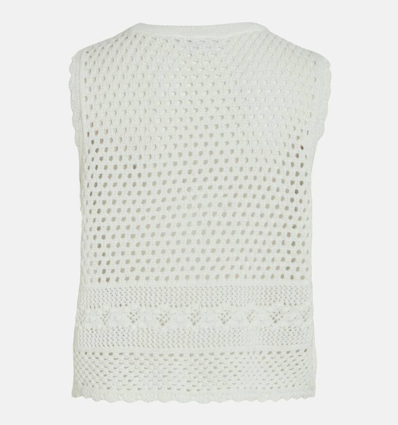 Vila Dolise Débardeur crocheté en Blanc pour femmes (342151)