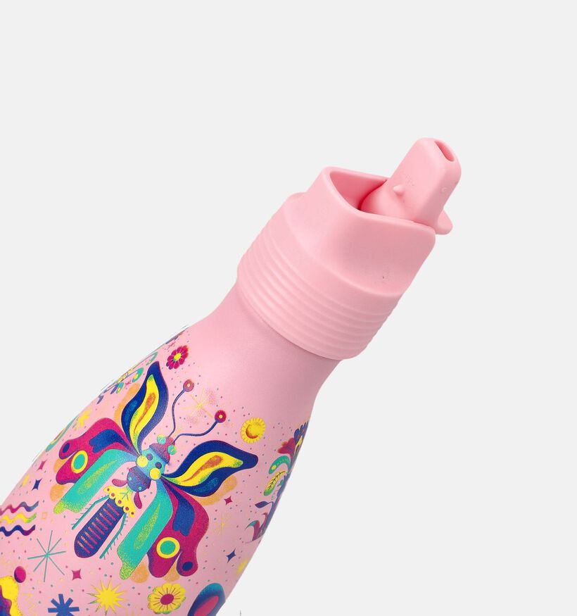 Chilly's Kids Bottle Roze Drinkfles 350ml voor meisjes (383665)