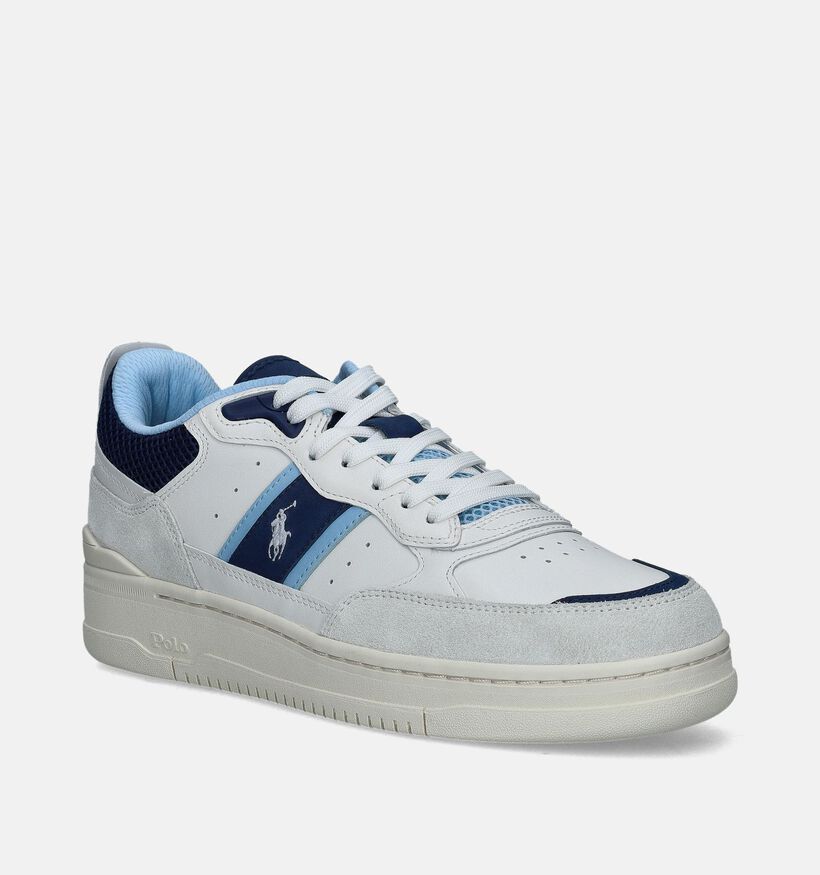 Polo Ralph Lauren Mastr Chaussures à lacets en Blanc pour hommes (350920)