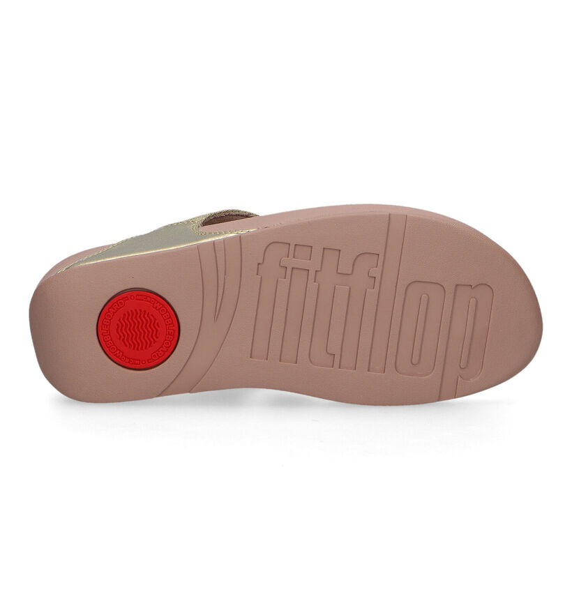 FitFlop Lulu Toepost Zwarte Teenslippers voor dames (353816)