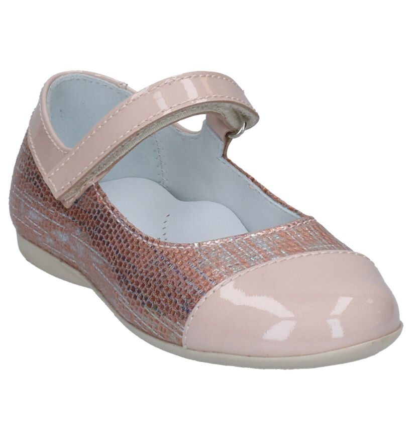 Beberlis Ballerines en Rose en cuir (271441)