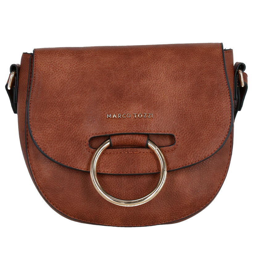 Marco Tozzi Zwarte Crossbody Tas in kunstleer (280584)