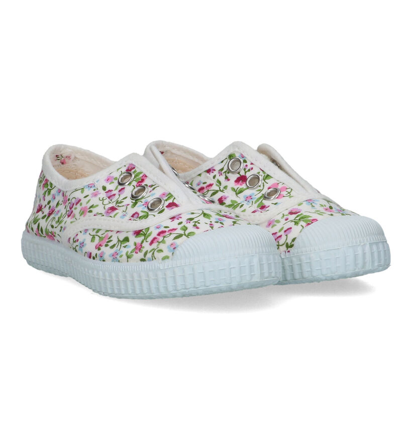 Cienta Slip-ons en Blanc pour filles (348702) - pour semelles orthopédiques