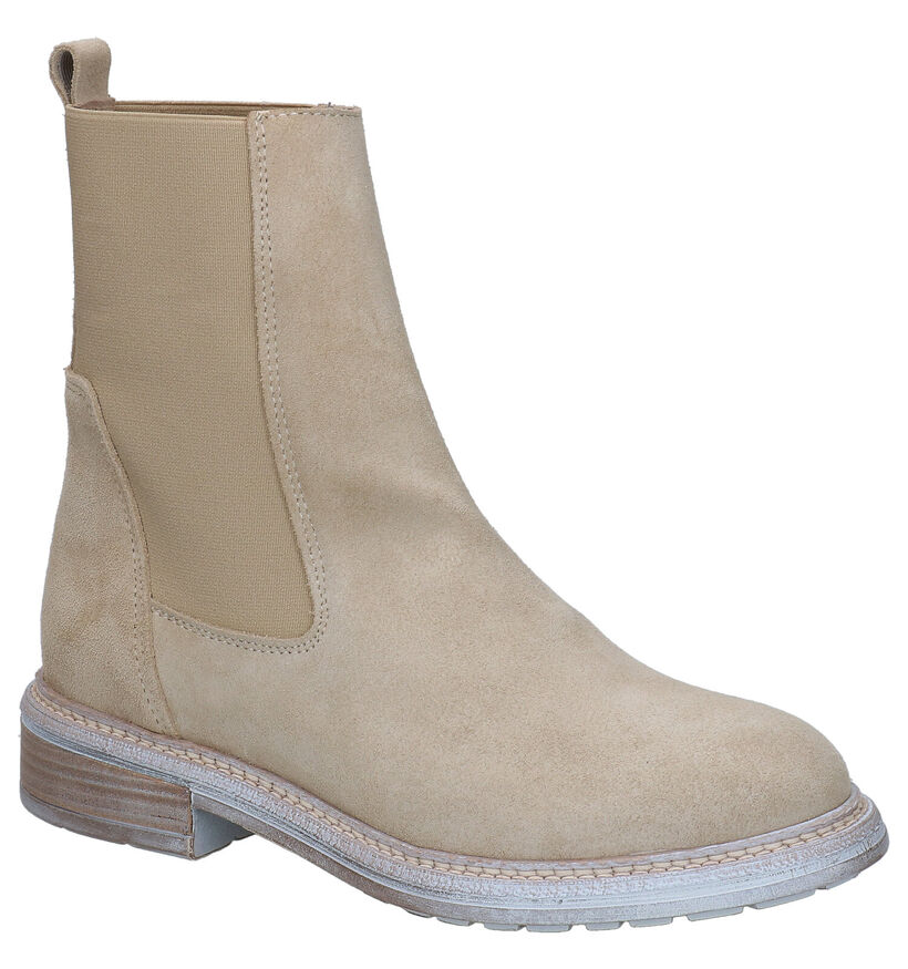 Tango Chelsea Boots en Beige en daim (293967)