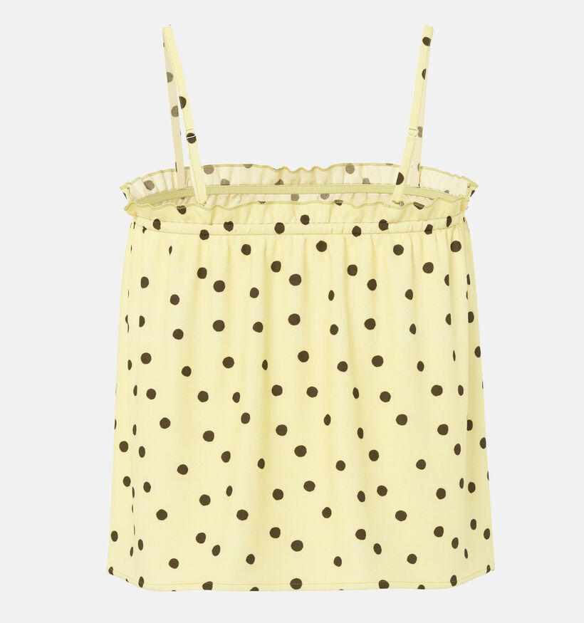 Pieces Parker Gele Top met Stippen voor dames (374929)