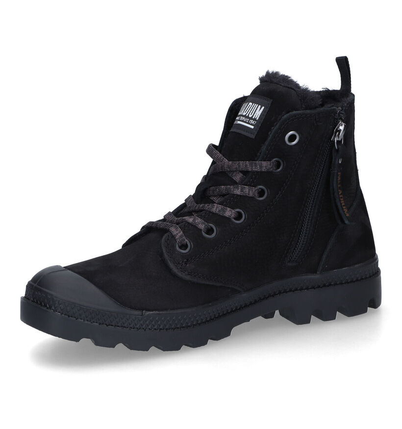 Palladium Pampa Hi Bottines en Camel en nubuck (313500)