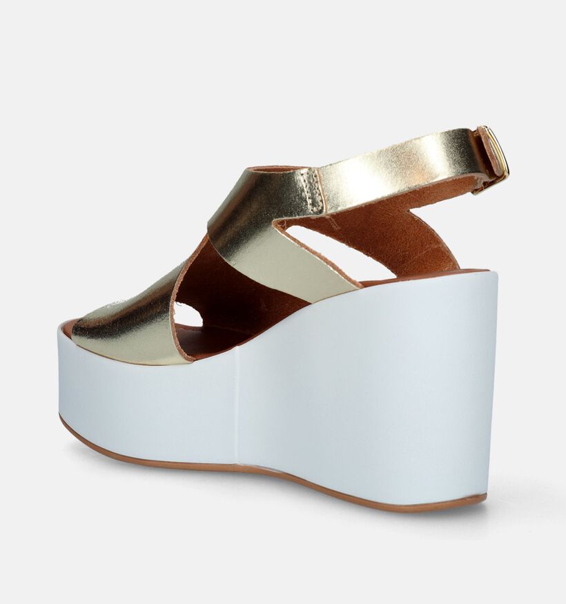 Sweet Lemon Ijox Sandales compensé en Noir pour femmes (342539)