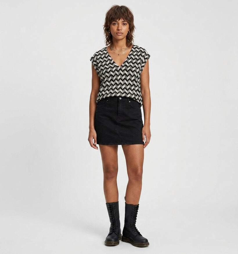 Vero Moda Tikka Zwarte T-shirt voor dames (374961)