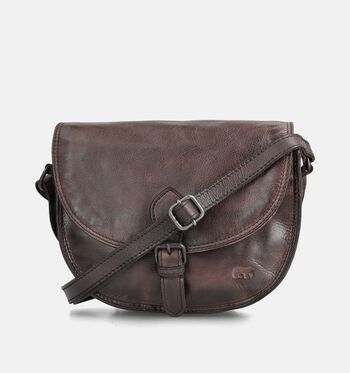 Bear Design Sacs porté croisé Cognac/Marron/Rouge