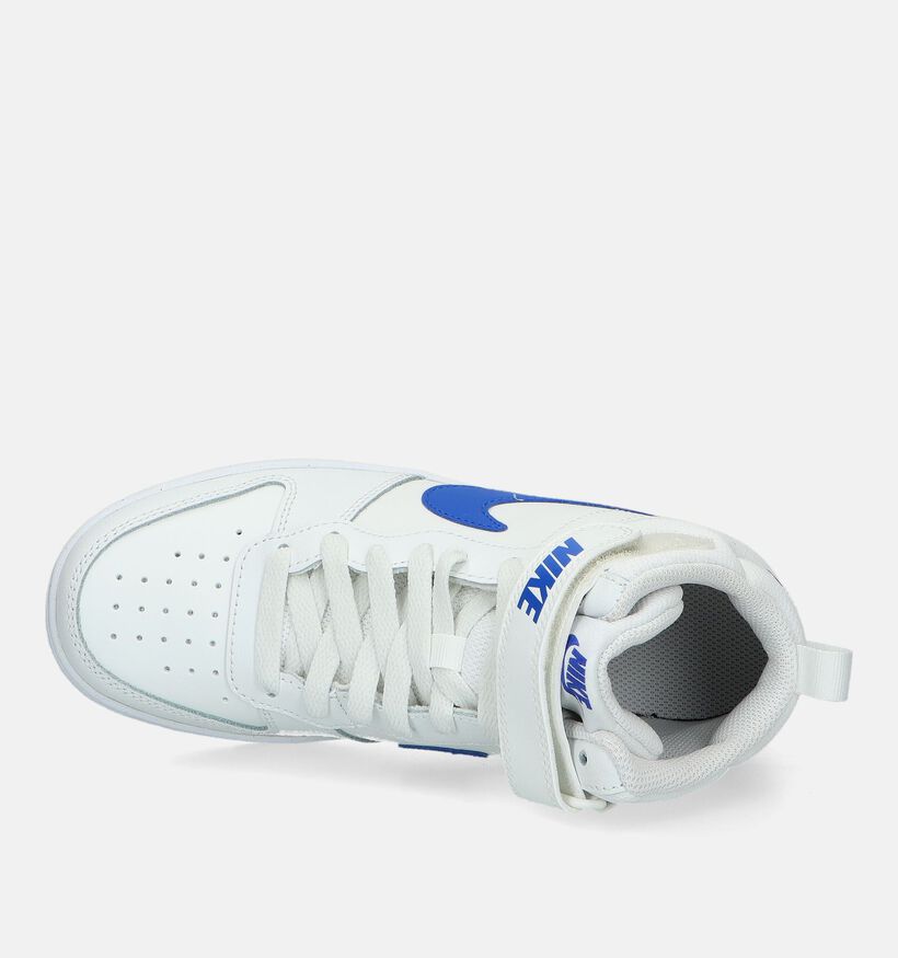 Nike Court Borough Witte Sneakers voor jongens, meisjes (328373)