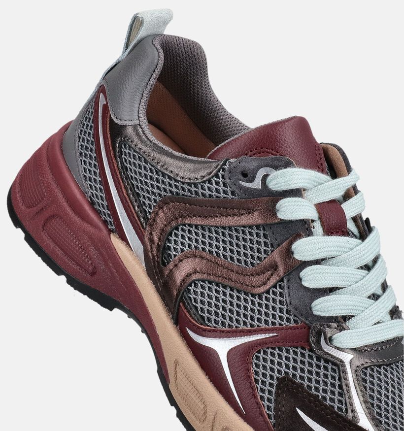 Gabor Comfort Donkergrijze Sneakers voor dames (376975) - geschikt voor steunzolen