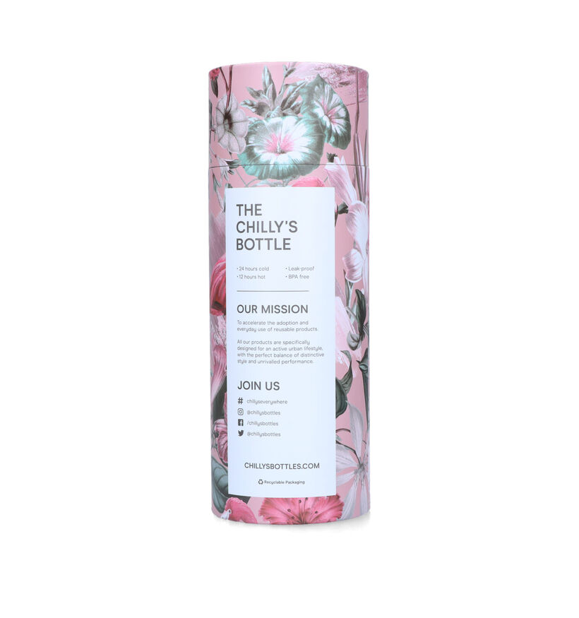 Chilly’s x Tropical Flamingo Roze Drinkfles 260ml voor dames, meisjes (331290)