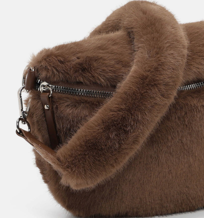Emily & Noah Grasse Rue 09 Donkerbruine Crossbodytas voor dames (378881)
