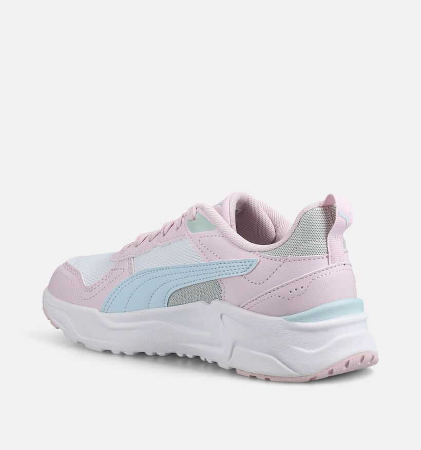 Puma Trinity 2 LT Baskets basses en Blanc pour filles (375580) - pour semelles orthop&eacute;diques