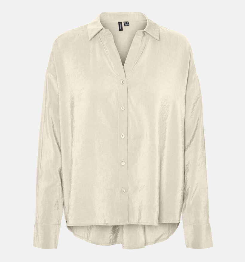 Vero Moda Queeny Beige Oversized hemd voor dames (352209)